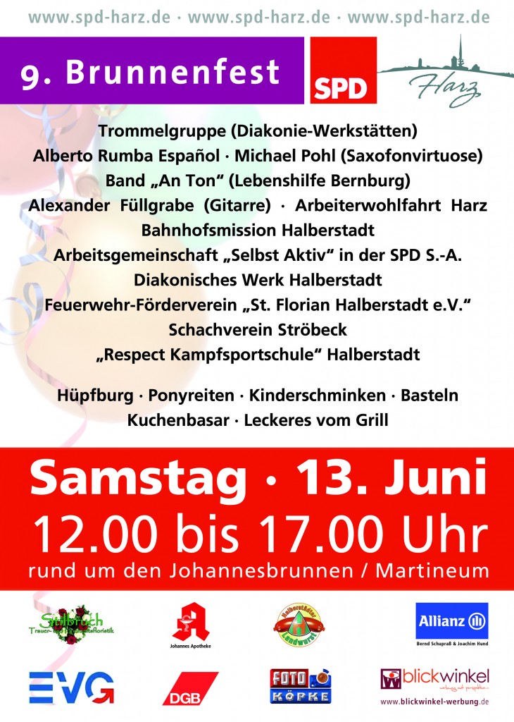 Plakat 9. Brunnenfest
