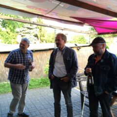 nach der Klausurtagung Selbst Aktiv 12.09.2015 in Stendal beim Grillen