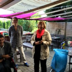 nach der Klausurtagung Selbst Aktiv 12.09.2015 in Stendal beim Grillen