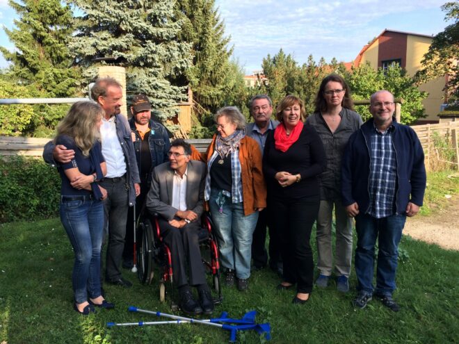 Klausurtagung Selbst Aktiv 12.09.2015 in Stendal nach der Tagung beim Gruppenfoto