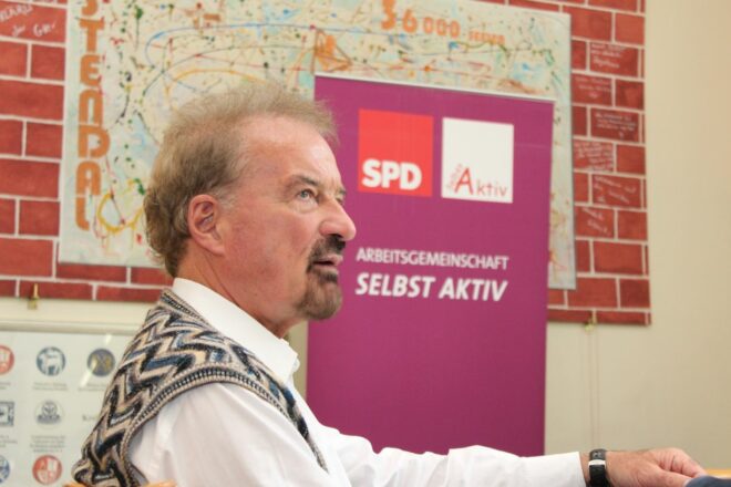 Klausurtagung Selbst Aktiv 12.09.2015 in Stendal Bundesvorsitzender Karl Finke